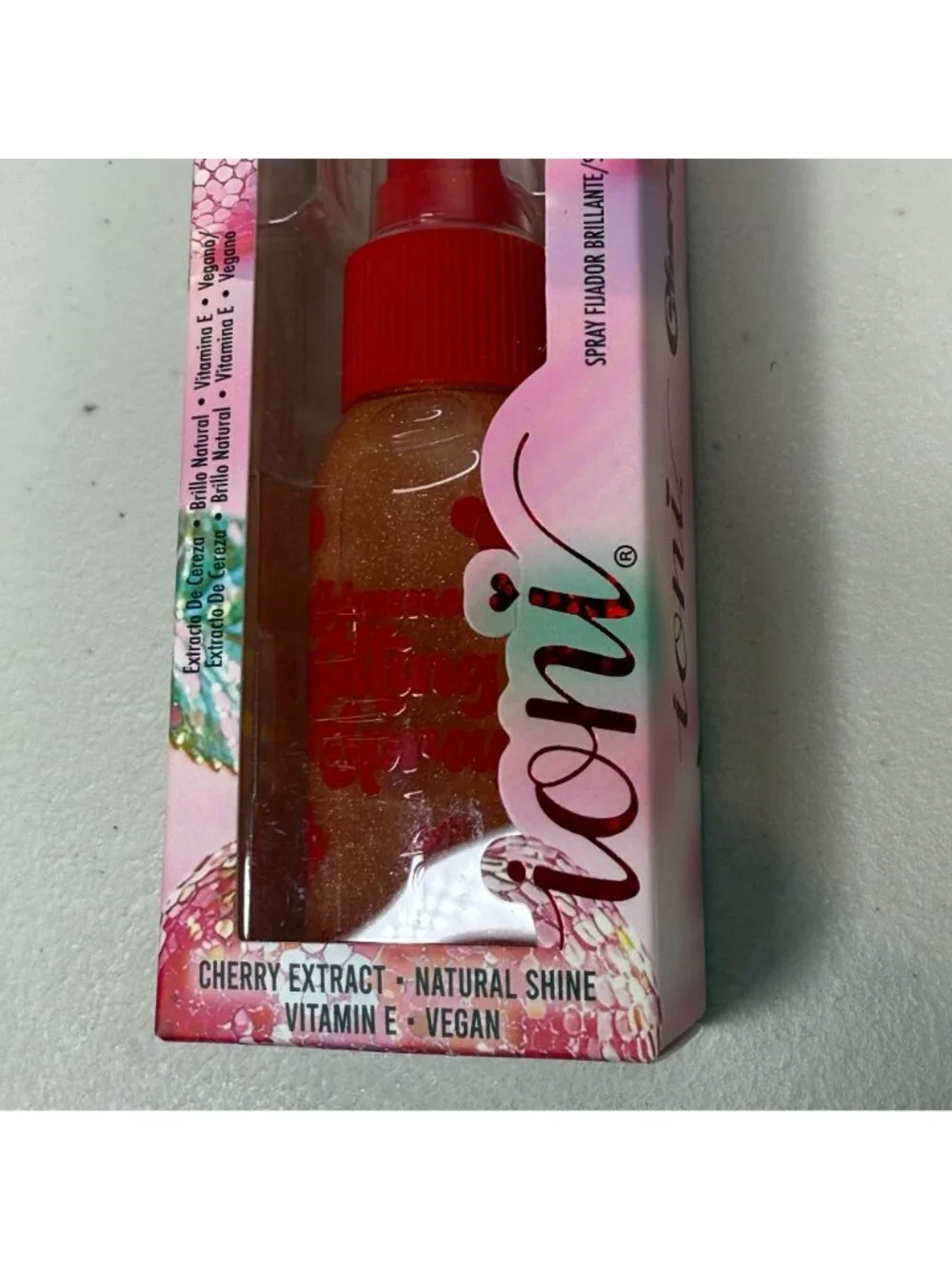 Ioni Shimmer Setting Spray Maraschino Cherry Vegan Glow Natural Shine